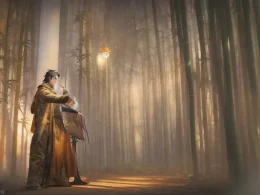 One can imagine the bamboo before painting it