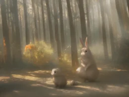 The cunning rabbit has three burrows