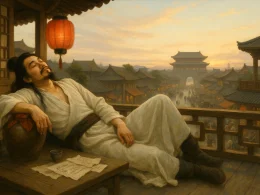 yin zhong ba xian ge · li bai