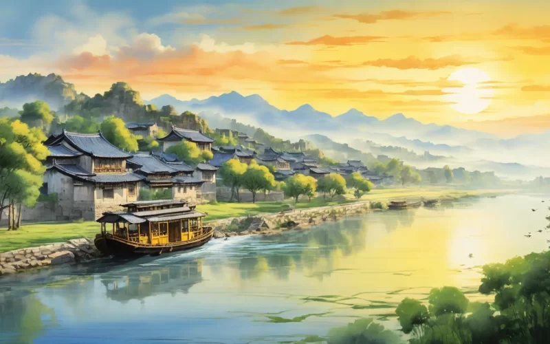 man ting fang · shan mo wei yun