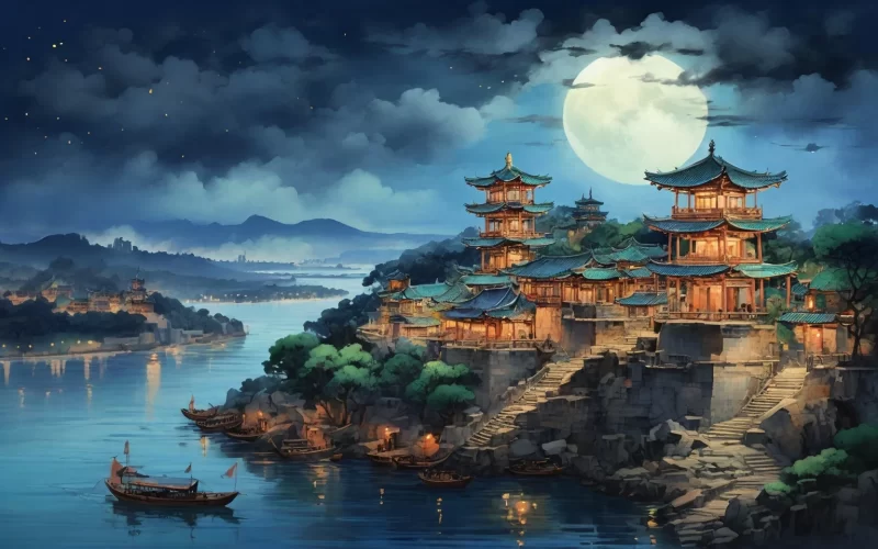 cai sang zi · hen jun bu si jiang lou yue