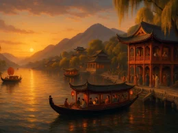 huan xi sha · di shang you ren zhu hua chuan