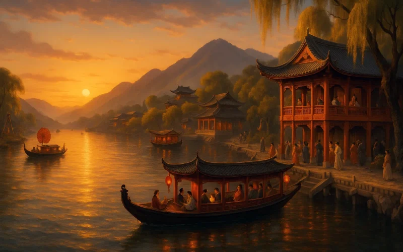 huan xi sha · di shang you ren zhu hua chuan