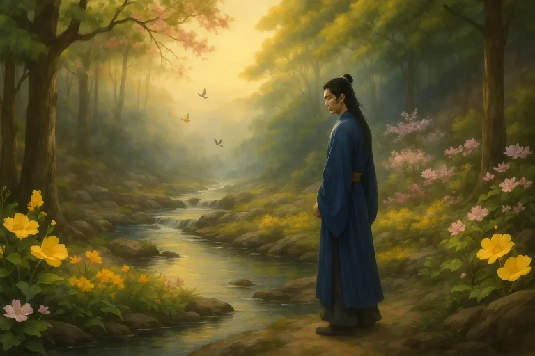 cai sang zi · hua qian shi que you chun lv