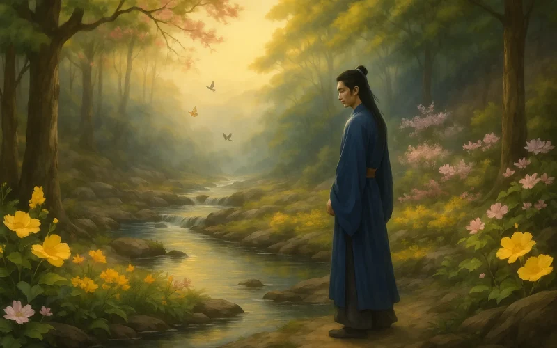 cai sang zi · hua qian shi que you chun lv